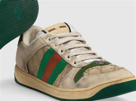 dirty gucci|gucci distressed shoes.